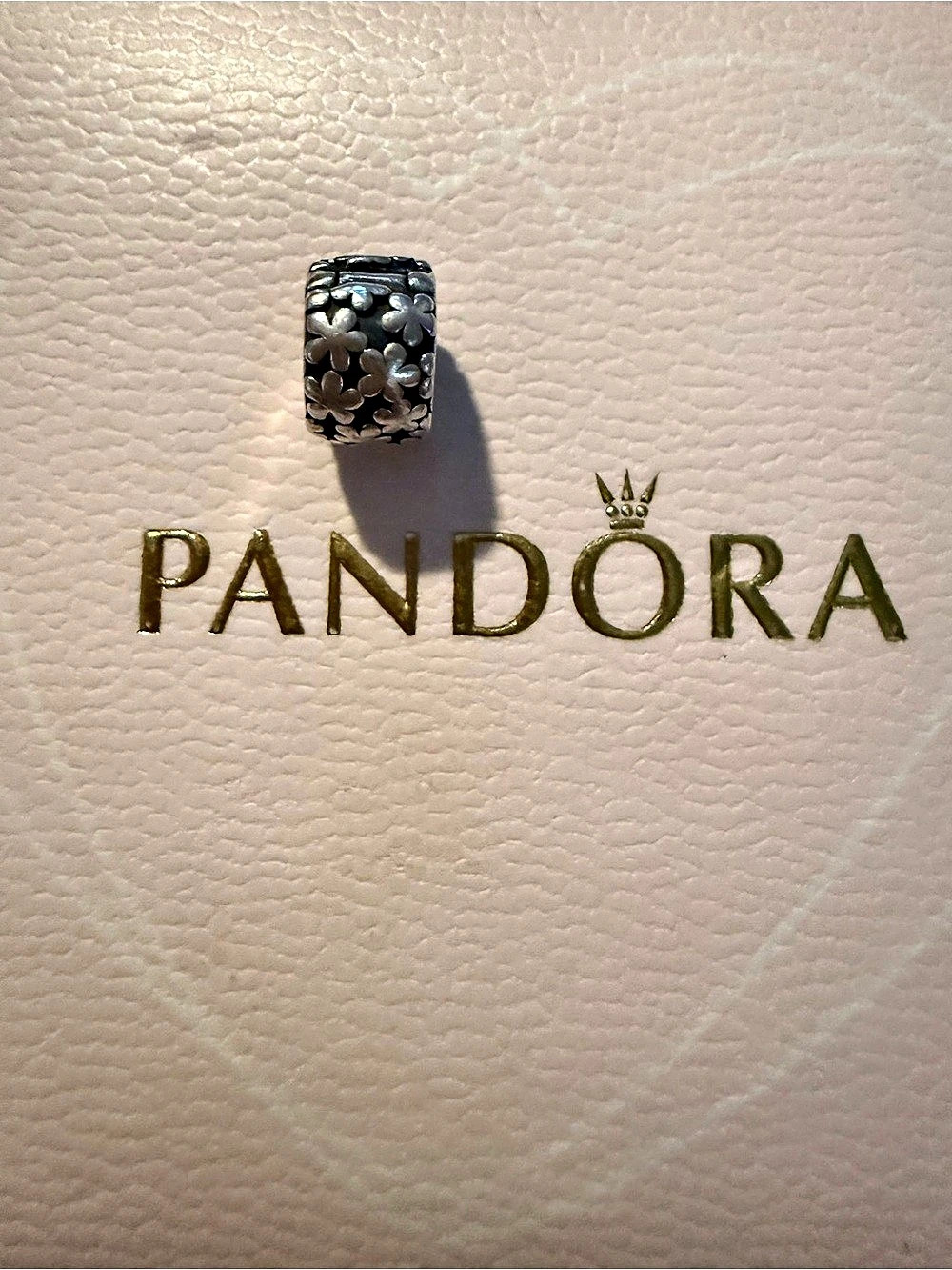 PANDORA Flower Clip Charm Bracelet Silver